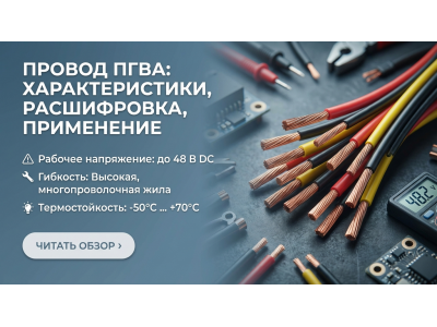 Провод ПГВА: характеристики, расшифровка и применение
